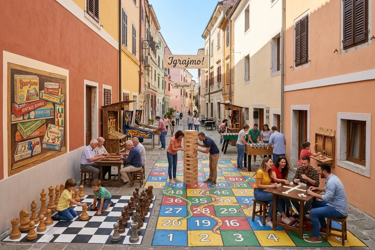 Lokacija na zemljevidu Izole: game street
