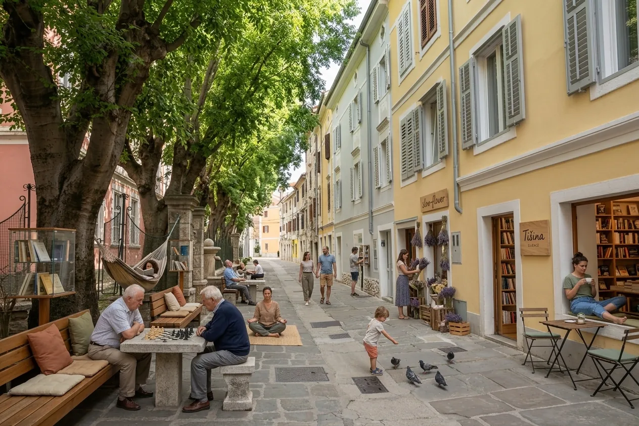 Lokacija na zemljevidu Izole: slow thinking street