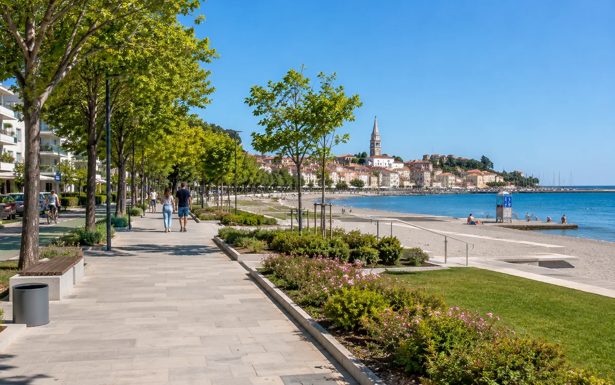 Urejene javne površine in vsakdanje življenje v Izoli